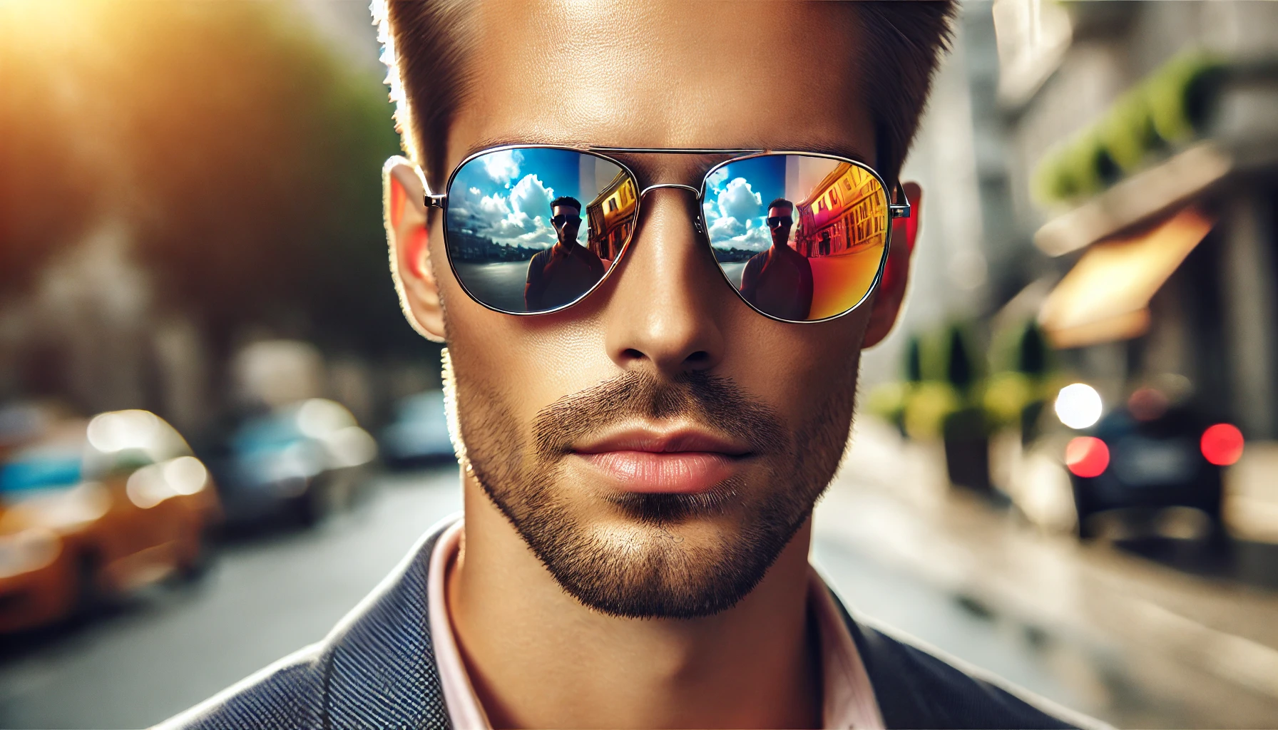 Óculos de Sol com Lentes Espelhadas Jardim Assunção São Paulo SP